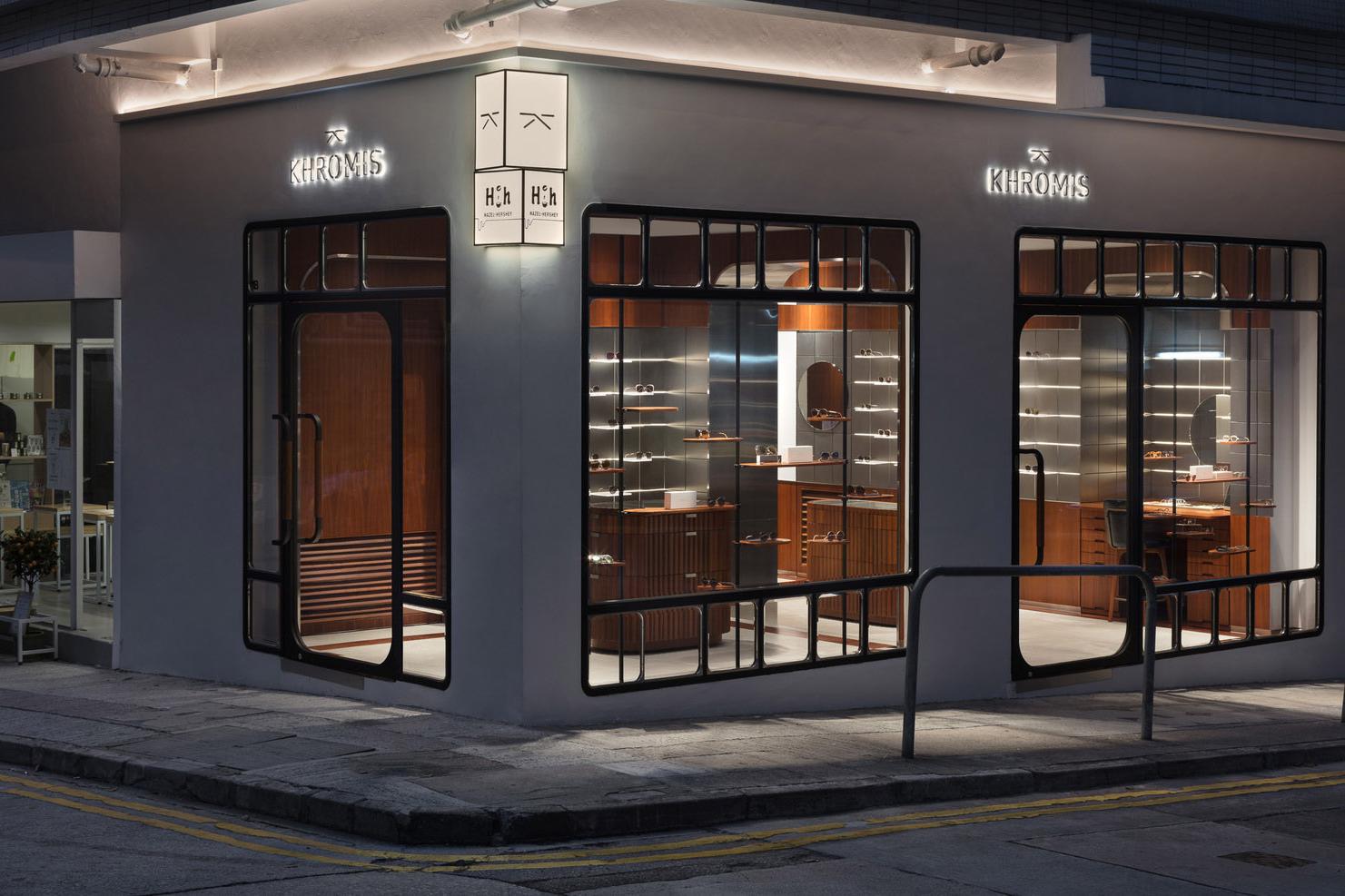 香港KHROMIS品牌眼镜店，营造多感官体验